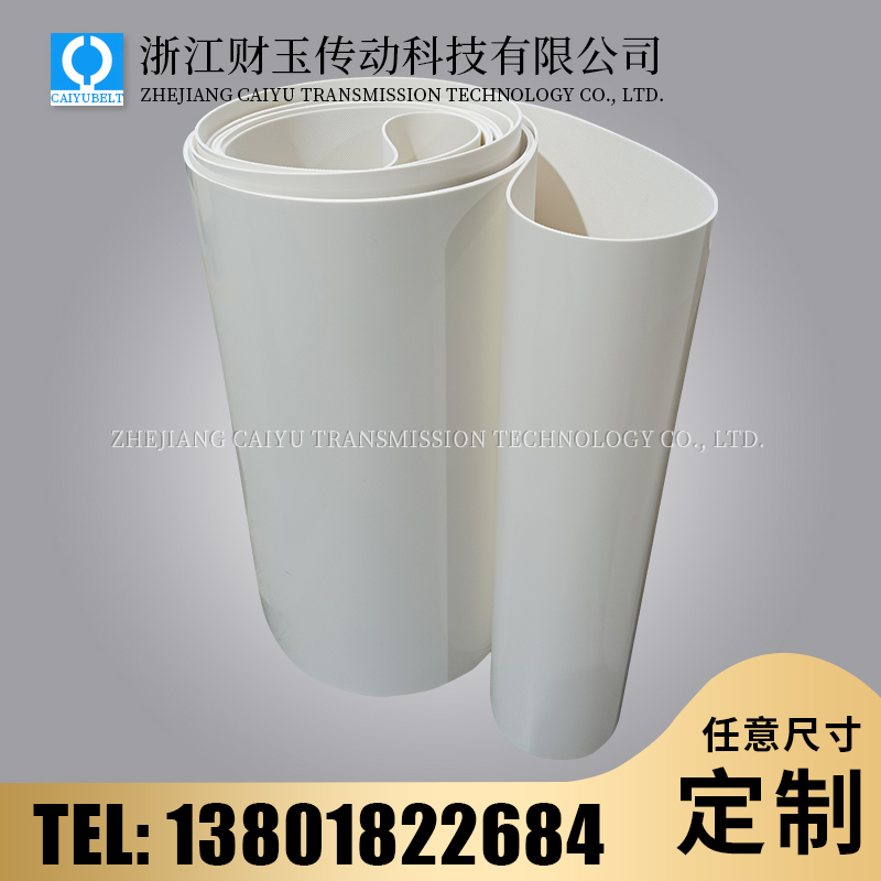 白色亮面输送带