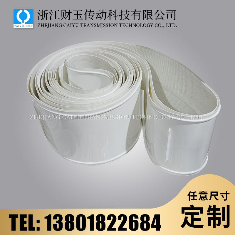 白色亮面输送带